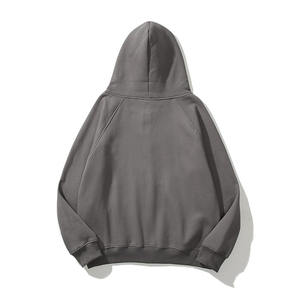 Sweat à capuche personnalisé pour hommes 100% coton éponge lourde thermique avec impression bouffante hiver taille XS teint uni polaire de haute qualité - Product Image 2