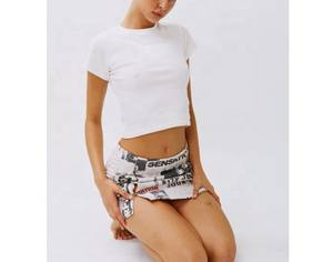 Tops Cortos Deportivos para Mujer, Asequibles, de Tela Elástica y Suave, Ajustados - Product Image 4