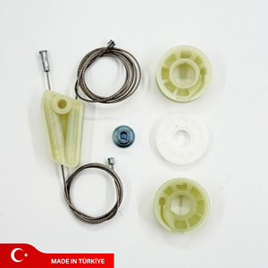 Kit de réparation de lève-vitre arrière gauche longue durée avec garantie d'un an pour Mini Cabrio R52 R57 (2004-2015) - Product Image 1