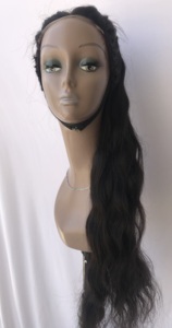 28 ''Natural ondulado 5x5 cierre HD Peluca de encaje 100% crudo sin procesar indio templo virgen donante cabello cutícula extensiones de cabello humano - Product Image 2