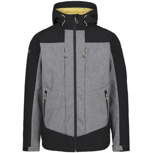 Blazer Softshell con acabado mate, listo para la oficina, listo para la aventura, con solapa de tormenta oculta y bolsillos interiores hechos en Pakistán - Product Image 2