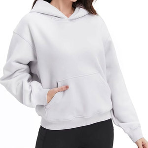 Sweat-shirt à capuche personnalisé pour femme, en molleton de coton surdimensionné, style streetwear, vêtements de mode - Product Image 2