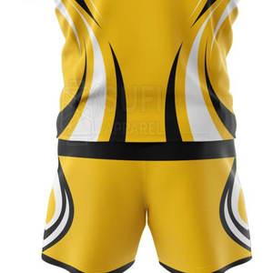 Meilleures ventes Ensembles de maillots de rugby confortables de haute qualité Manches courtes 100% polyester Antibactérien Écologique Personnalisable - Product Image 3