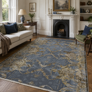 Netline Home Twilight Patina Grey Vintage <b>Washable</b> <b>Rug</b> - Product Image 4