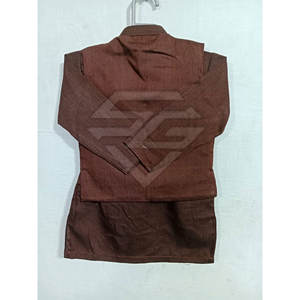 Conjunto de Kurta y Pijama Tradicional Étnico para Niños, 100% Algodón, de Alta Calidad, Secado Rápido, Diseño de Diseñador, para Fiestas - Product Image 4