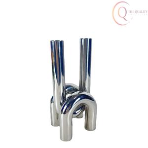 แจกันโลหะตกแต่งโต๊ะ ดีไซน์สวยงาม พร้อมผิวสัมผัสประณีต เหมาะสำหรับจัดดอกไม้ ตกแต่งบ้าน และตกแต่งภายในสไตล์โมเดิร์น - Product Image 5