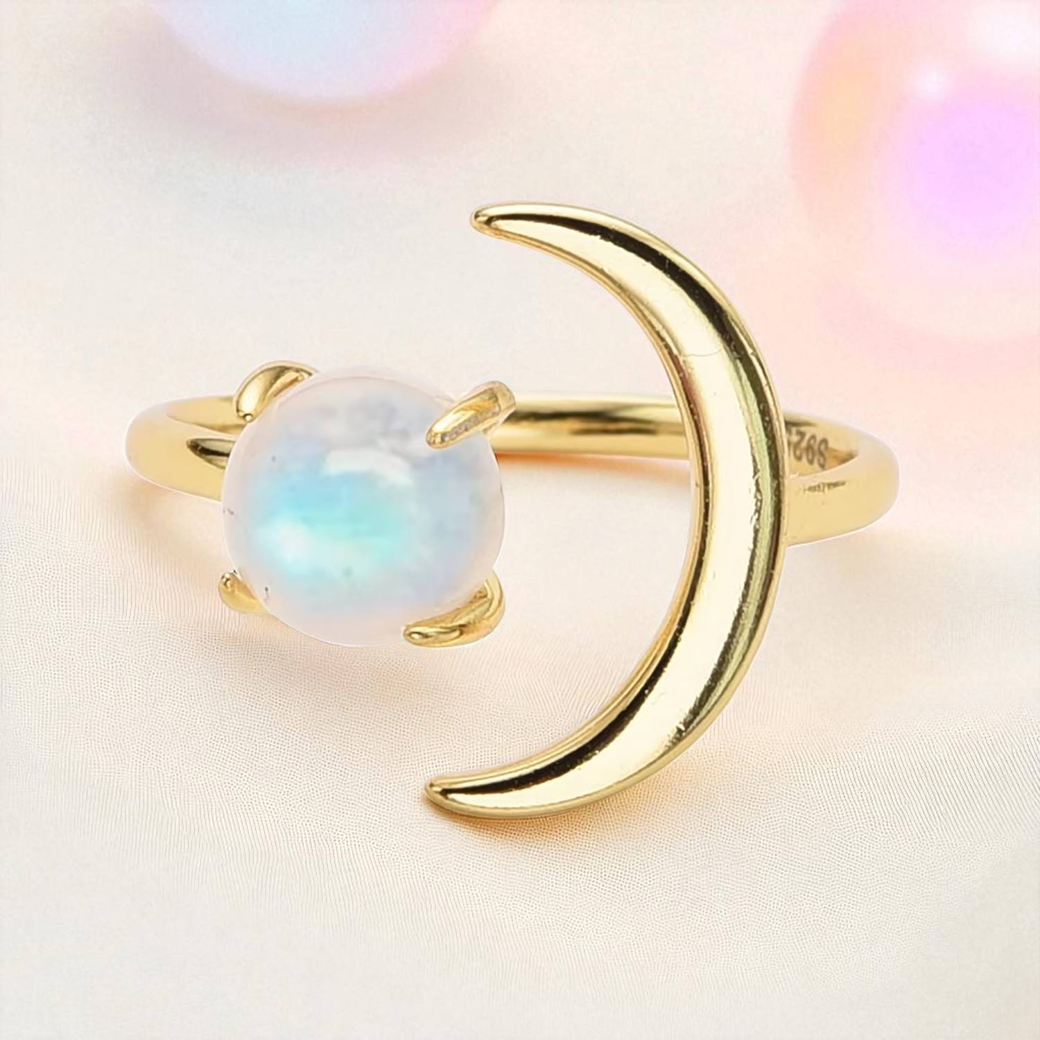 มูนสโตนสีรุ้ง