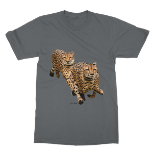 Robe T-shirt Cheetah Brothers, style décontracté et modeste, taille unique, longueur genou, pour les journées de loisirs, lavable et durable - Product Image 3