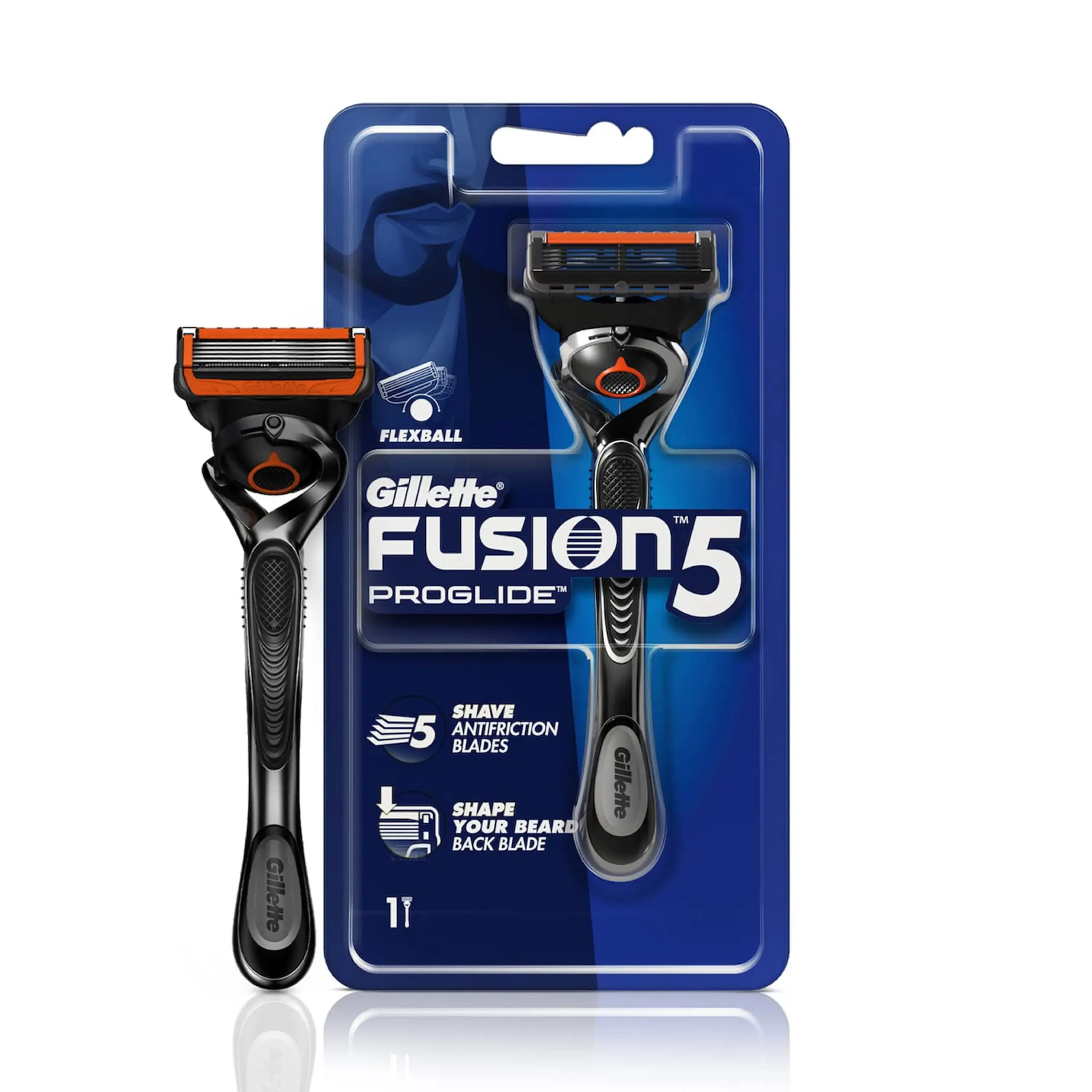 Precisieverzorging Met Gillette Fusion Proglide Scheermes Voor Heren-Pack Van 1, Met Styling Achterblad