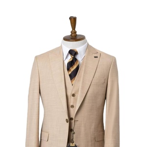 Traje de boda para hombre 2025 Slimfit Traje de viscosa de alta calidad con cierre de cremallera de botón - Product Image 3