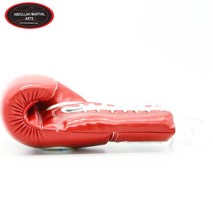 Diseño personalizado Fitness superventas más nuevo Pu cuero entrenamiento de lucha con cordones guantes de boxeo por ABDULLAH artes marciales - Product Image 5