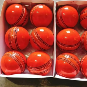 Equipo de críquet para interiores personalizado de alta calidad, pelotas de cuero PU duras duraderas - Product Image 6