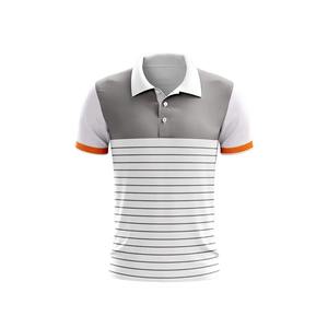 Camiseta de manga corta con estampado informal de verano para hombre, camiseta con logotipo de diseño bordado en blanco, camisetas polo informales de alta calidad - Product Image 5