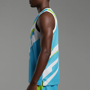Maillot de basketball personnalisé en sublimation, léger, respirant et anti-transpiration pour l'entraînement sportif – Vente en gros - Product Image 5