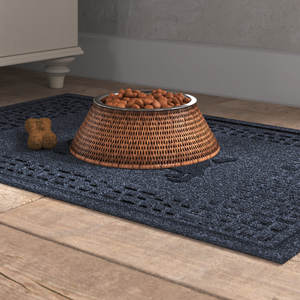 แท่นชามให้อาหารสุนัขแมวหวายดีไซน์น่ารักเป็นมิตรต่อสิ่งแวดล้อม - Product Image 2