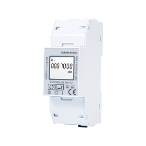 Medidor de energía monofásico <span class=keywords><strong>SDM230</strong></span> Modbus Medidor de electricidad 230V RS485 con conexión CT para sistemas solares fotovoltaicos - Product Image 1