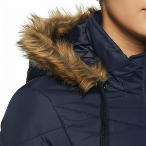 Veste matelassée thermique d'hiver pour homme, vêtements d'extérieur, veste bomber rembourrée chaude, 100% toile de coton, séchage rapide, OEM ODM - Product Image 3