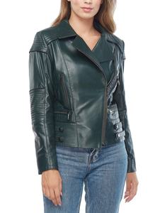 À la mode Nouveaux Designs Oem Et Logo Broder Veste En Cuir Chenille Veste En Cuir Véritable Respirant Pour Les Femmes Véritable - Product Image 4