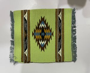 Bolso de lana de cuero genuino de alta calidad estilo bohemio con cremallera de latón antiguo y borlas, cierre superior directo - Product Image 4