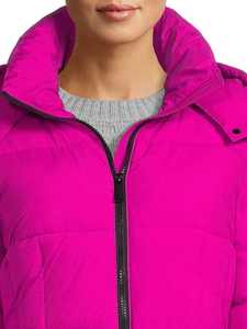 Nouveau style grande taille femmes hiver vestes matelassées chaud coupe-vent doudoune manteau avec capuche - Product Image 3