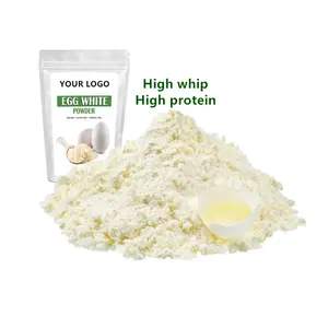 Yüksek kaliteli yüksek köpük ve yüksek jelleştirici 80% Protein beyaz yumurta tozu şeker un et ürünleri
