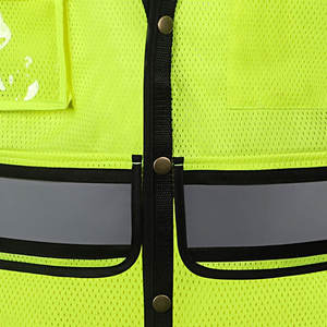 Fabricant de qualité vente en gros meilleur design gilet de sécurité nouveau style gilet de sécurité réfléchissant pour adultes - Product Image 4