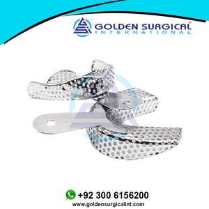 ถาดสเตนเลสพิมพ์ลายสำหรับทันตกรรม2ชิ้นกล่องมี3ขนาดตัวเลือก MOQ ต่ำ - Product Image 2