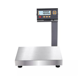 उच्च गुणवत्ता वाले डिजिटल स्टेनलेस स्टील पोस्टल प्लेटफॉर्म बेंच स्केल 15 किलो/30 किलो/60 किलोग्राम जलरोधक 10 ग्राम गणना/वजन समारोह - Product Image 3