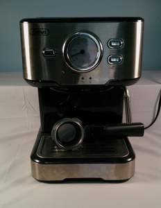 Cafetera Espresso Compacta de Aluminio, Vaporizador Automático para Hoteles, Uso en Exteriores, Funciona con Batería Eléctrica, 15 Bares de Presión - Product Image 1