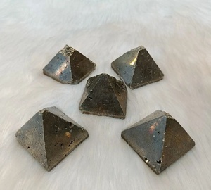 Pirámide de Pirita Peruana, Cristal Natural Pulido, Gema Curativa, Reiki, Chakra, Meditación, Energía, Decoración para el Hogar, Piedra de Regalo - Product Image 1