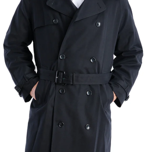 Nuevo Abrigo de Gabardina Personalizado para Hombre, Abrigo de Lana Informal, Abrigo Largo de Lana de Moda para Invierno, Abrigos de Gabardina de Lana para Hombre - Product Image 3