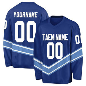 Prix d'usine Tenzo Intl 2026 Maillot de hockey sur glace personnalisé de haute qualité imprimé par sublimation Logo personnalisé Respirant Séchage rapide - Product Image 1