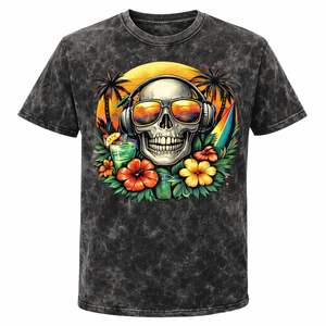 T-shirts pour hommes en coton 100% à manches courtes, coupe régulière, lavage à l'acide, brodés, écologiques, fournisseur de t-shirts en gros au Pakistan - Product Image 5