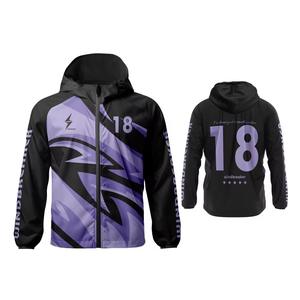 Chaqueta cortavientos de lona Unisex con logotipo personalizado OEM, impermeable, a prueba de viento, gran oferta, chaqueta de nailon Spandex de retales para invierno - Product Image 2