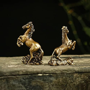 Hot Selling Home Decoration Accessories Horse Statue Sculpture Pure Solid Copper Horse Sculpture Table <b>Ornament</b> Animal Sculpture - Product Image 2