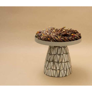 Fabuleux Design Ramadan Décoratif Chocolat Dates Dessert Plateau De Service En Marbre Et Nacre Plateau De Service - Product Image 4