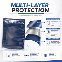 Customized 150x200 Antistatic Shielding Bag for Earphones and Projectors with Reusable Zip