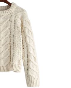 <b>Cable</b> Knit Sweater Women Thick Warm Winter Pullover Long <b>Sleeve</b> Soft Casual Cozy Knitwear Fashion Top - Product Image 3