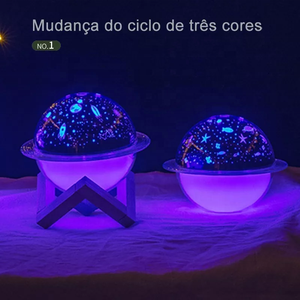 Lampe humidificateur d'air Lune Étoile Saturne Planète 3D - Product Image 6