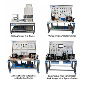 Equipo de Entrenamiento y Evaluación de Habilidades Eléctricas para Almacenamiento en Frío, Modelo de Práctica Vocacional de Refrigeración y Simulador - Product Image 2