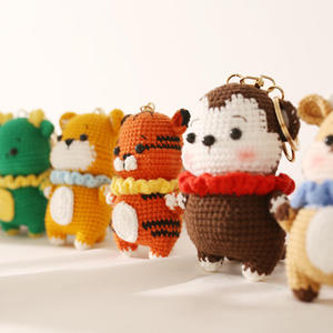 Nuevas Muñecas de los Doce Signos del Zodiaco Chino Tejidas a Mano, Diseño Creativo de Ganchillo con Hilo, Adornos de Animales Lindos y Dulces para el Hogar - Product Image 2