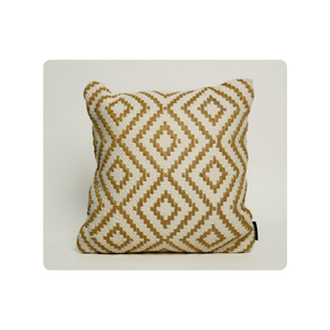 Boho Chic tissé à la main en coton biologique antistatique anti-bactéries amovible lavable taille personnalisée coussin d'accent oreiller non tissé - Product Image 1