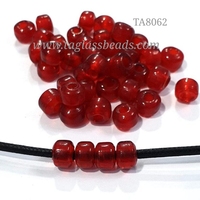 Vente en gros 9mm vert baril poney perles de verre à la main rond brin noir bleu blanc clair Rondelle motifs 10mm taille disponible