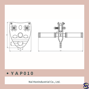 Poulie en acier de ligne de zip de sauvetage de travail d'altitude de ceinture ronde - Product Image 4