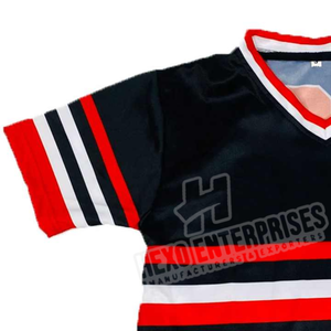 Maillot de baseball respirant cousu avec impression numérique par sublimation sur mesure OEM - Product Image 2