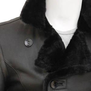 Conception personnalisée hommes en cuir véritable imperméable respirant coupe-vent hiver veste d'extérieur poids Standard style rue haute - Product Image 5