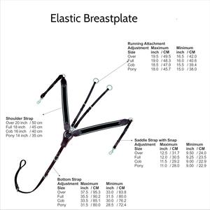 Collier de poitrine en cuir de qualité supérieure Collier de cheval durable pour un ajustement et un confort sûrs, équipement équestre réglable et élégant - Product Image 6