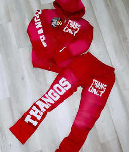 Ensemble de survêtement de sororité grecque Sweat à capuche et pantalon de jogging pour femme, tenue de streetwear décontractée avec impression de lettres audacieuses - Product Image 2