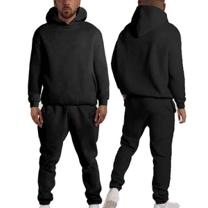 Top Premium en gros personnalisation Logo 100% coton à manches longues blanc uni hommes pull survêtement à bon prix - Product Image 3