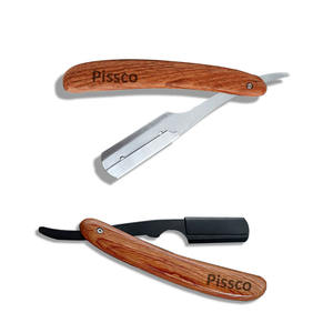 Rasoir de sécurité à lame droite pliable pour barbe, outil de barbier, couteau en acier inoxydable pour l'épilation, 1 pièce - Product Image 4